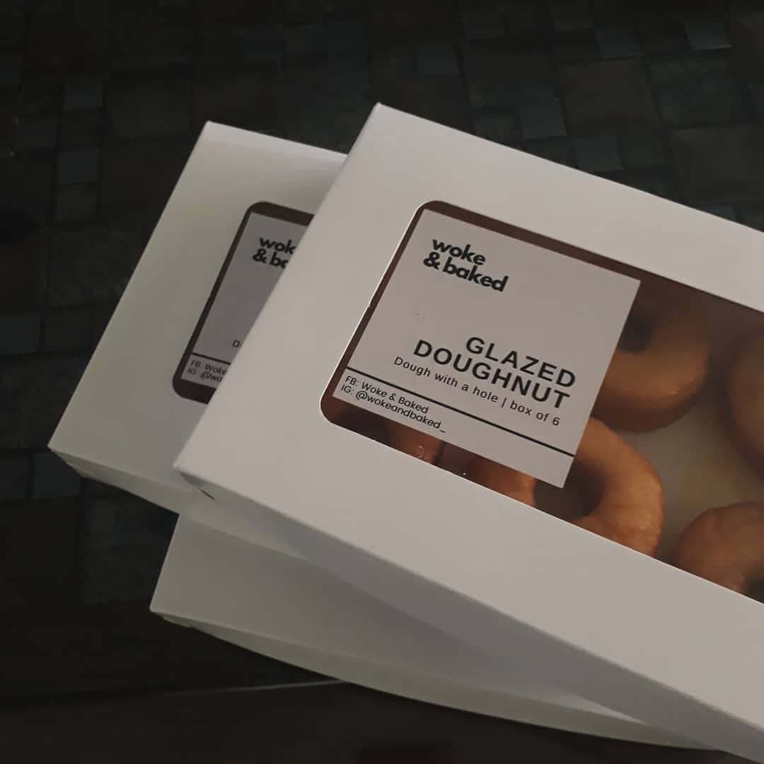 Pastry label stickers